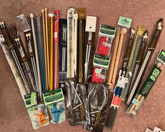 SO MSNY knitting g needles!