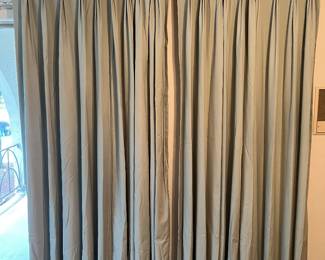 Gorgeous, set of pale blue curtains