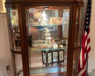 China cabinet with lights
