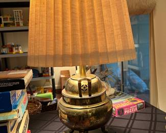 Nice big brass lamp