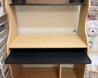 Vintage computer desk with pull out drawer