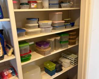 Lots of storage containers for your kitchen and anything you might need to hold!