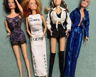 This set of four are the Spice Girls from the early 90s