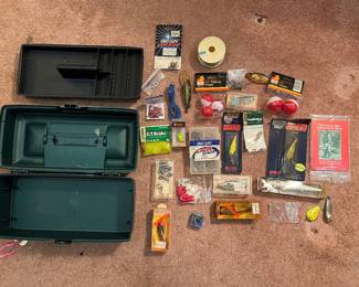 Tacklebox and lots of great fishing items
