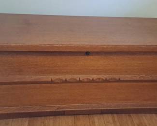 Mid century wooden chest