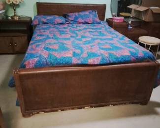 1920's Waterfall full size bed