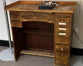 Old watch makers bench