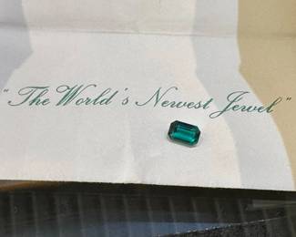 1.08 ct Linde Created Emerald