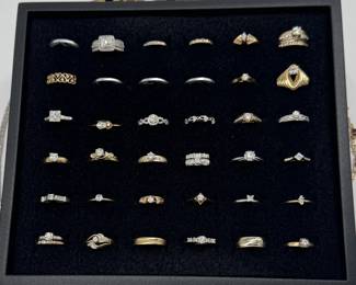 Gold and diamond engagement rings, wedding ring and engagement ring sets, wedding bands