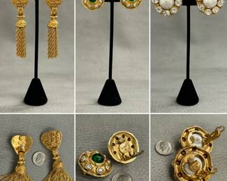 Vintage Chanel clip earrings