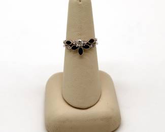 Sapphire and diamond ring