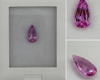 4.94 ct pink topaz gemstone