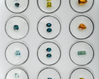 London Blue Topaz Pair, Lemon Quartz double square cut 2=2.70 ct, 8.33 ct Citrine loose gemstone, Blue Topaz loose gemstone, Blue Topaz 9x7 oval gemstones, 4.54ct Nick Alexander carved citrine, Blue Topaz 10mm cushion cut stone, Blue Topaz 9x7 oval gemstones, 3.06 ct Aquamarine mirror cut, Blue Topaz 8mm cushion cut pair, Blue Topaz 9x7 oval gemstone, ​​3.13 Ct Scapolite gemstone 