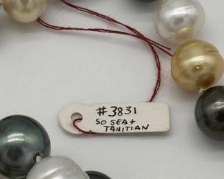 South Sea and Tahitian pearl necklaces