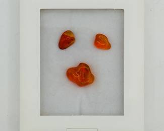 3 freeform Mexican fire opals, 6.78 ct total
