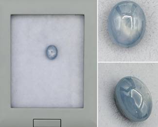 2.80 ct natural blue star sapphire gemstone