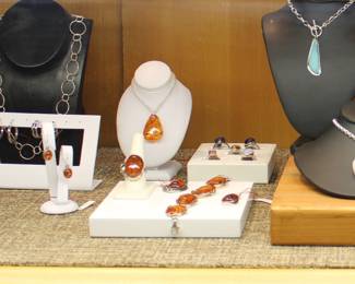 Sterling silver, amber, and more - pendant necklaces, earrings, bracelets and other fine jewelry