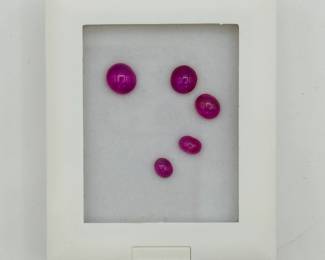 7.32 ct natural star ruby gemstone collection