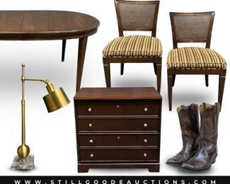 Cowboy boots, designer handbags, furniture, antiques, vintage items and more
