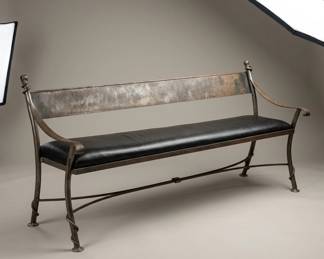 metal bench