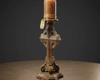 cross candle holder