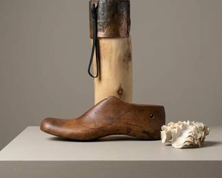 wooden shoe last