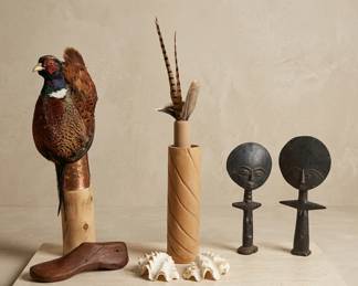 wooden art pieces