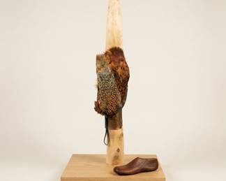 pheasant feather staff