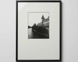 Lot132 FramedBWParisPhotograph