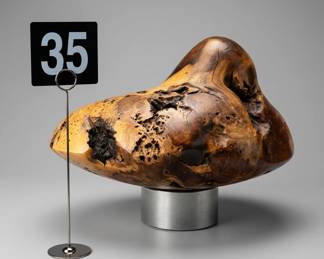 Lot035 MesquiteWoodenSculpture