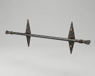 wrought iron towel bar