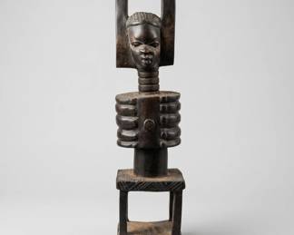 Lot146 AfricanPulleyonTable