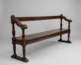wooden bench