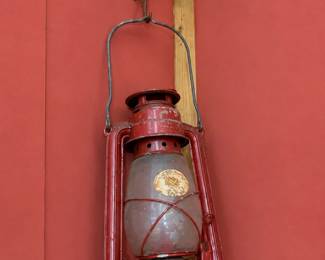 Rustic Farmhouse Railroad Style Lamp