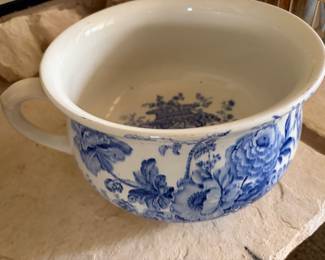 Beautiful porcelain chamber pot