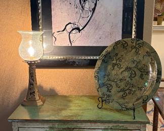 Hand painted accent dresser