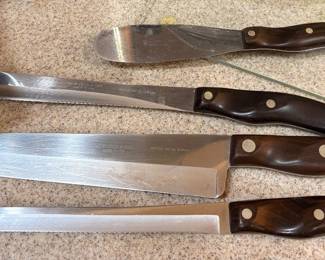 Vintage Cutco Chef’s knives 1023, 1024, 1025 & 1068