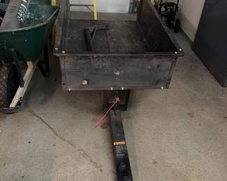 Pull behind yard cart