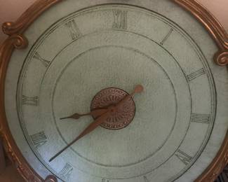 Extra large Victorian style wall clock