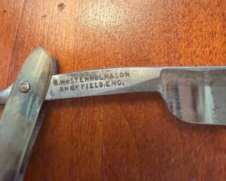 Vintage Geo. Wostenholm & Son The Peerless Razor Straight Razor Made in Sheffield England