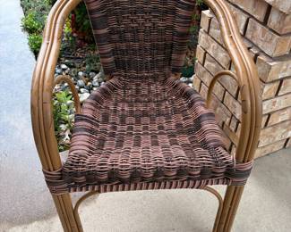 Rattan patio chair 