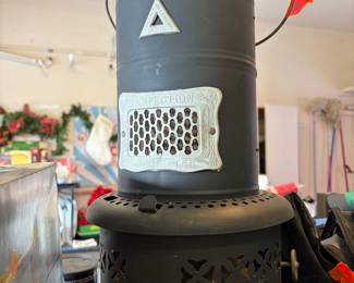 Perfection wick cast-iron burner