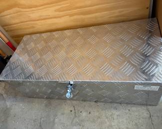 Aluminum tool storage with key