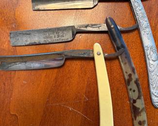 Vintage straight edge, razors
