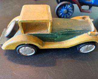 Wooden model car
