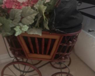 Vintage Baby Doll Carriage Stroller Buggy 