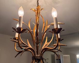 Wheat chandelier