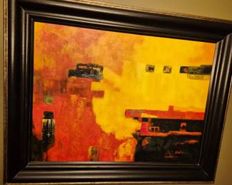 Abstract oil painting 