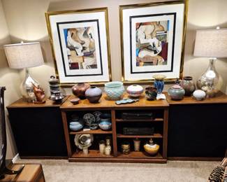 Much electronics. 3 pcs. cabinets w/speakers