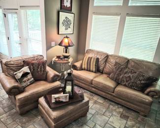 Leather furniture 
